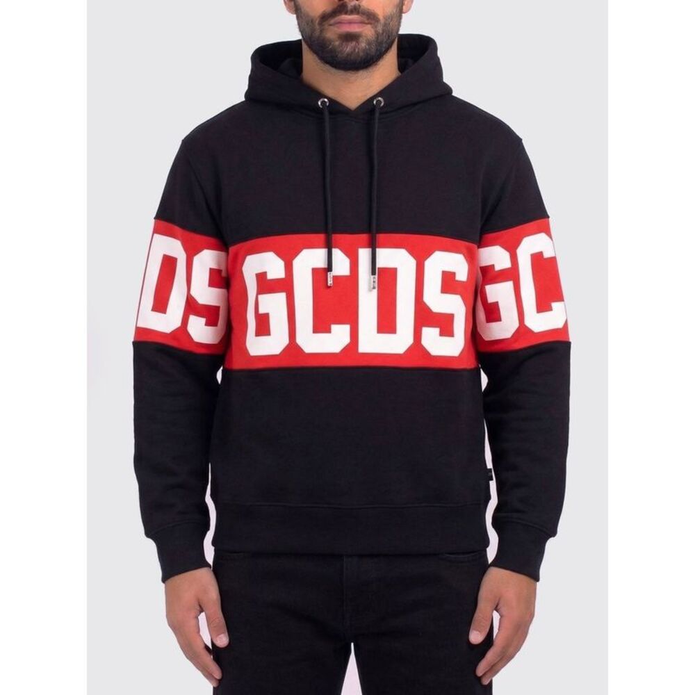 Gcds Men Cotton Hoodie With Logo Gcds